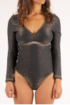 Body Mahaut La Nouvelle Noir Lurex