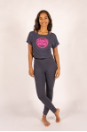 T-shirt court logo neon Temps Danse Agile rock 
