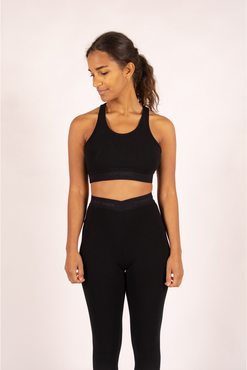 Brassière sport Temps Danse Galia noir