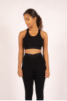 Brassière maintien élastique td Temps Danse Galia noir
