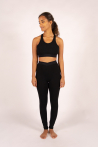 Brassière maintien élastique td Temps Danse Galia noir