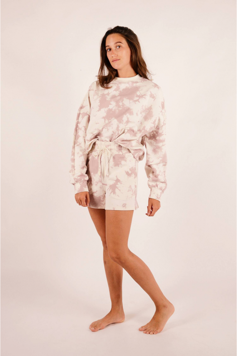 Sweat Erwin Varley taupe Tie and dye