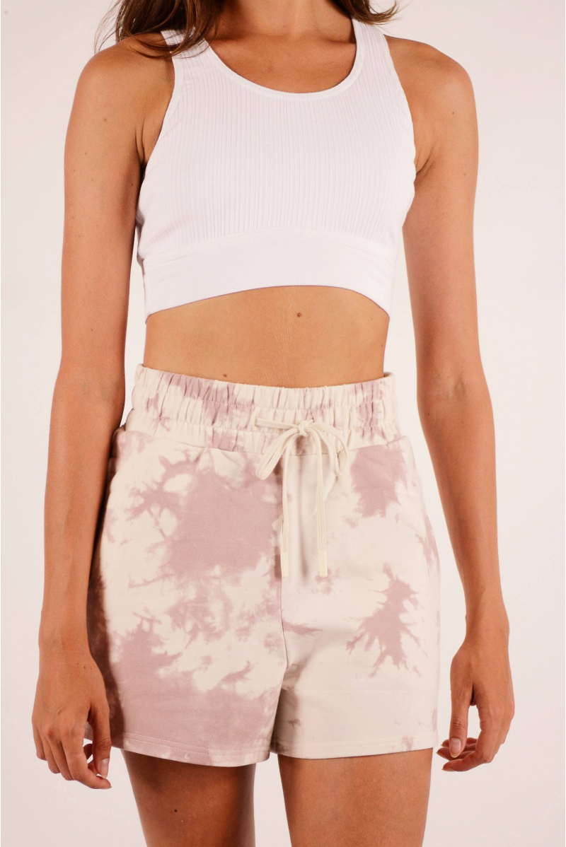 Short Gade Varley taupe Tie and Dye