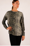 Sweatshirt Majestic Filatures Leopard