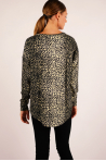 Sweatshirt Majestic Filatures Leopard