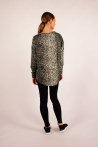 Sweatshirt Majestic Filatures Leopard