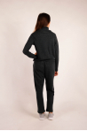 Long sleeve turtleneck Majestic Filatures Anthracite ch/Grey ch