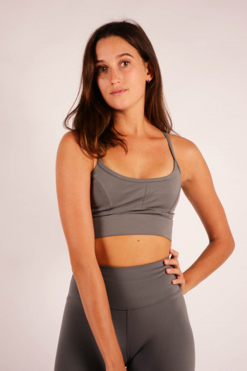 Brassière Varley Irena Deep Charcoal