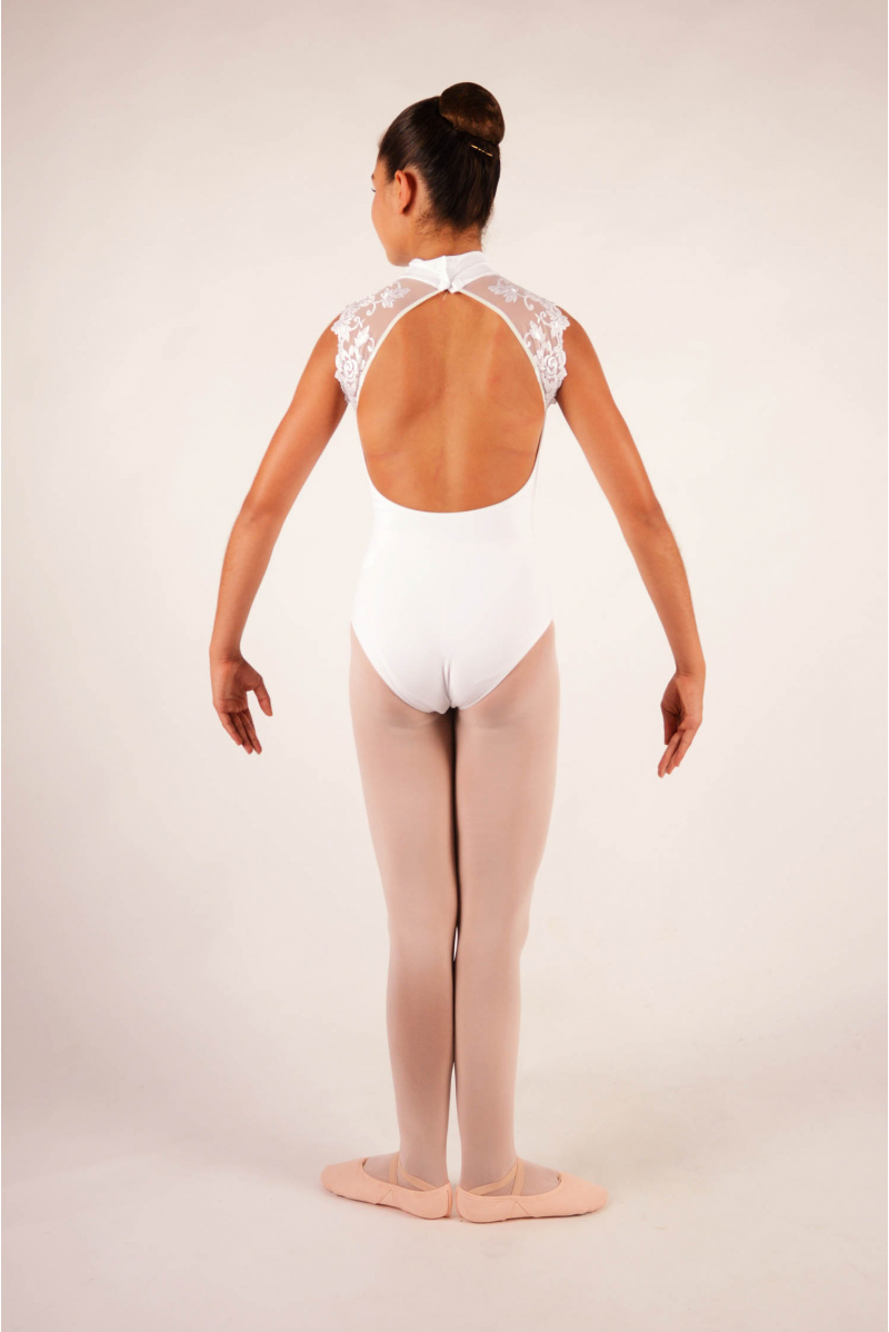 Justaucorps enfant Ballet Rosa Berenice blanc