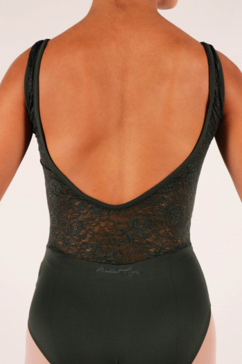 Leotard Ballet Rosa Inaya olive for child