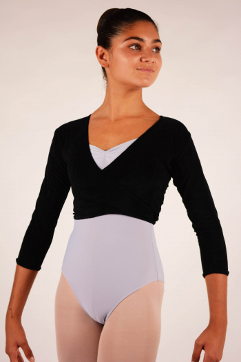 Child Fluffy black wrap