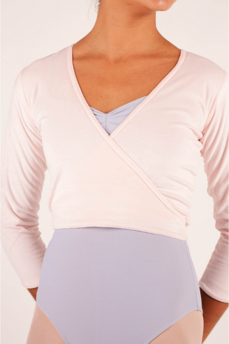 Child Fluffy pink wrap