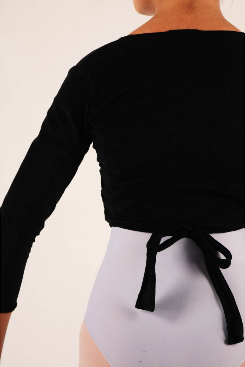 Child Fluffy black wrap