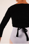 Child Fluffy black wrap