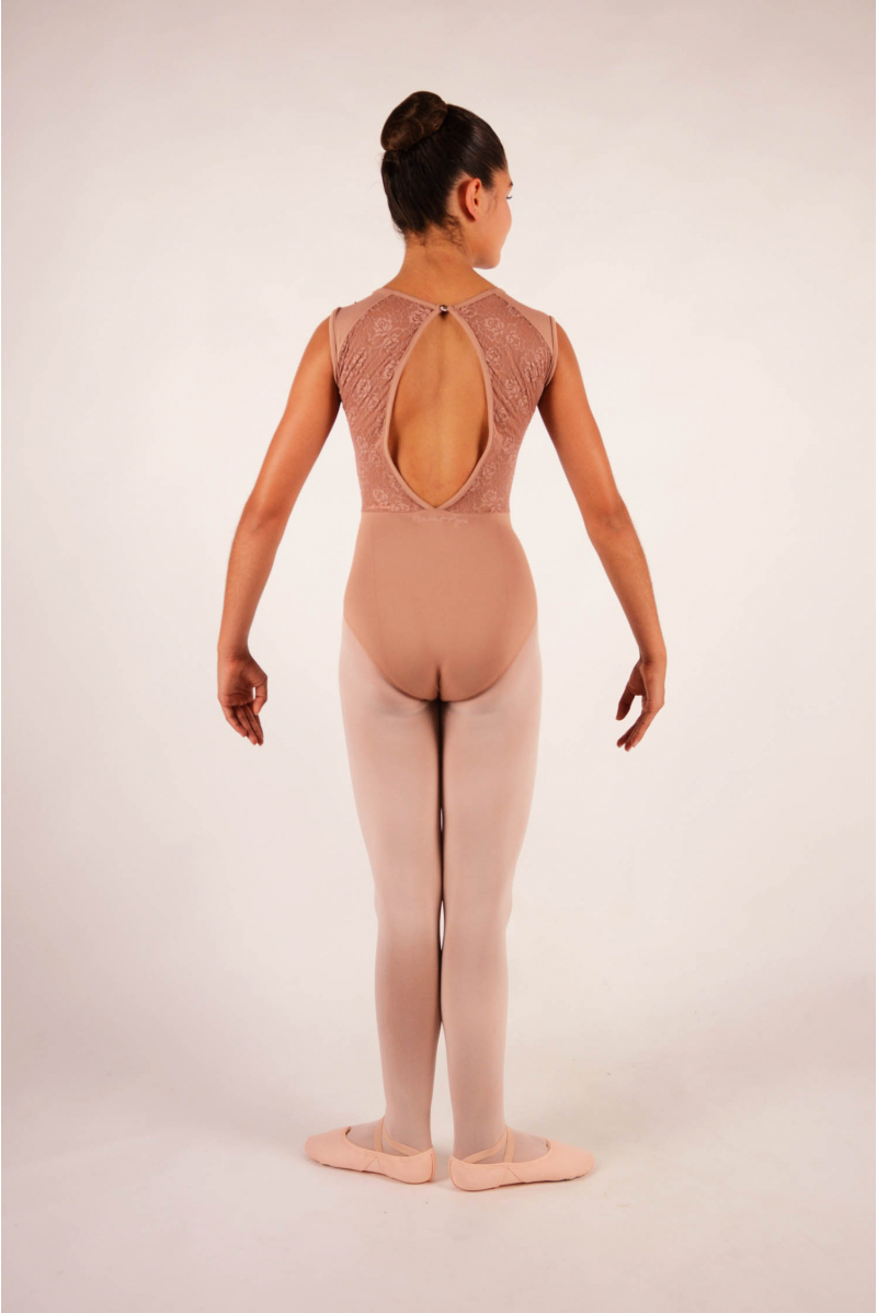 Justaucorps enfant Ballet Rosa Rita café au lait 