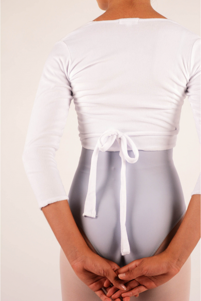 Child Fluffy wrap white