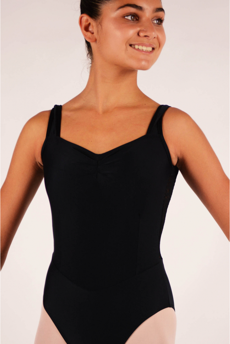 Leotard Ballet Rosa Inaya black for child