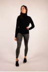 Cashmere turtleneck Majestic Filatures Black 