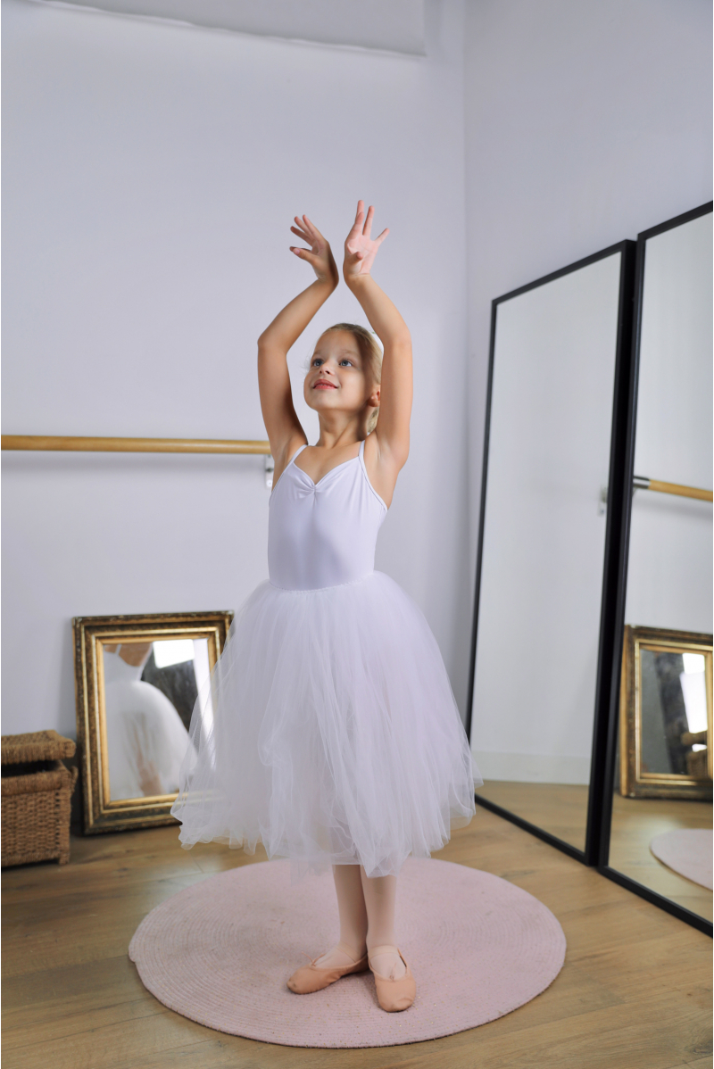 Tutu plateau danse classique rose fille