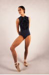 Justaucorps Ballet Rosa Simone gris/noir