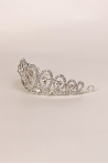 MDA tiara silver flowers