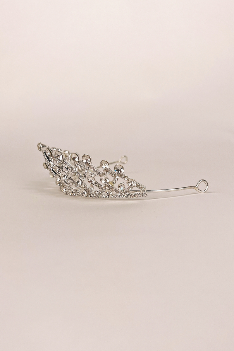 MDA tiara silver flakes