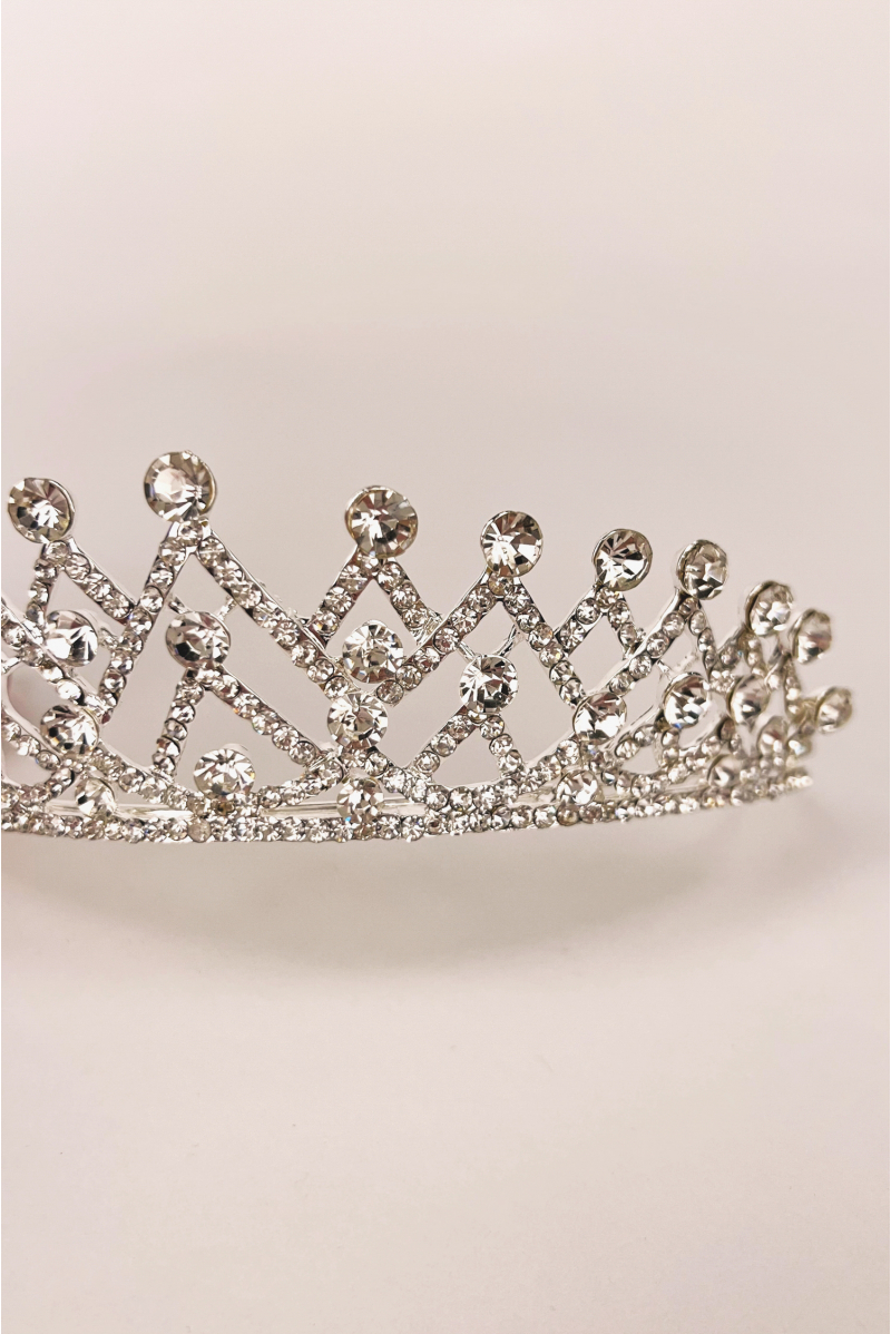 MDA tiara silver flakes