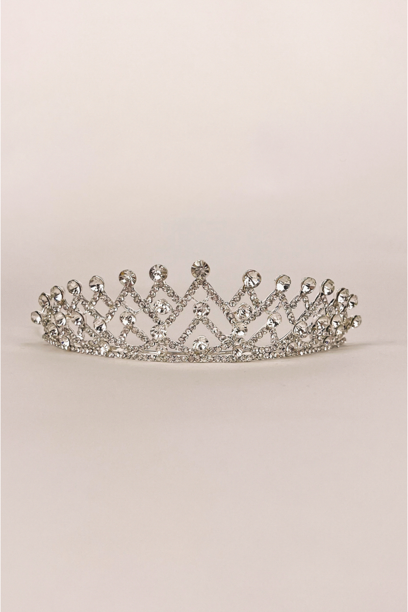 MDA tiara silver flakes