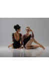 Justaucorps Ballet Rosa Valentina noir