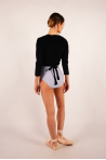 Adult Fluffy black wrap Dansez-vous