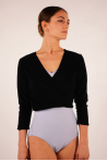 Adult Fluffy black wrap Dansez-vous