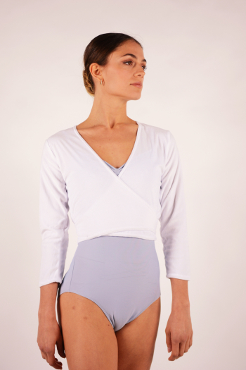 Adult Fluffy white wrap Dansez-vous