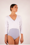 Adult Fluffy white wrap Dansez-vous