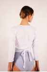 Adult Fluffy white wrap Dansez-vous