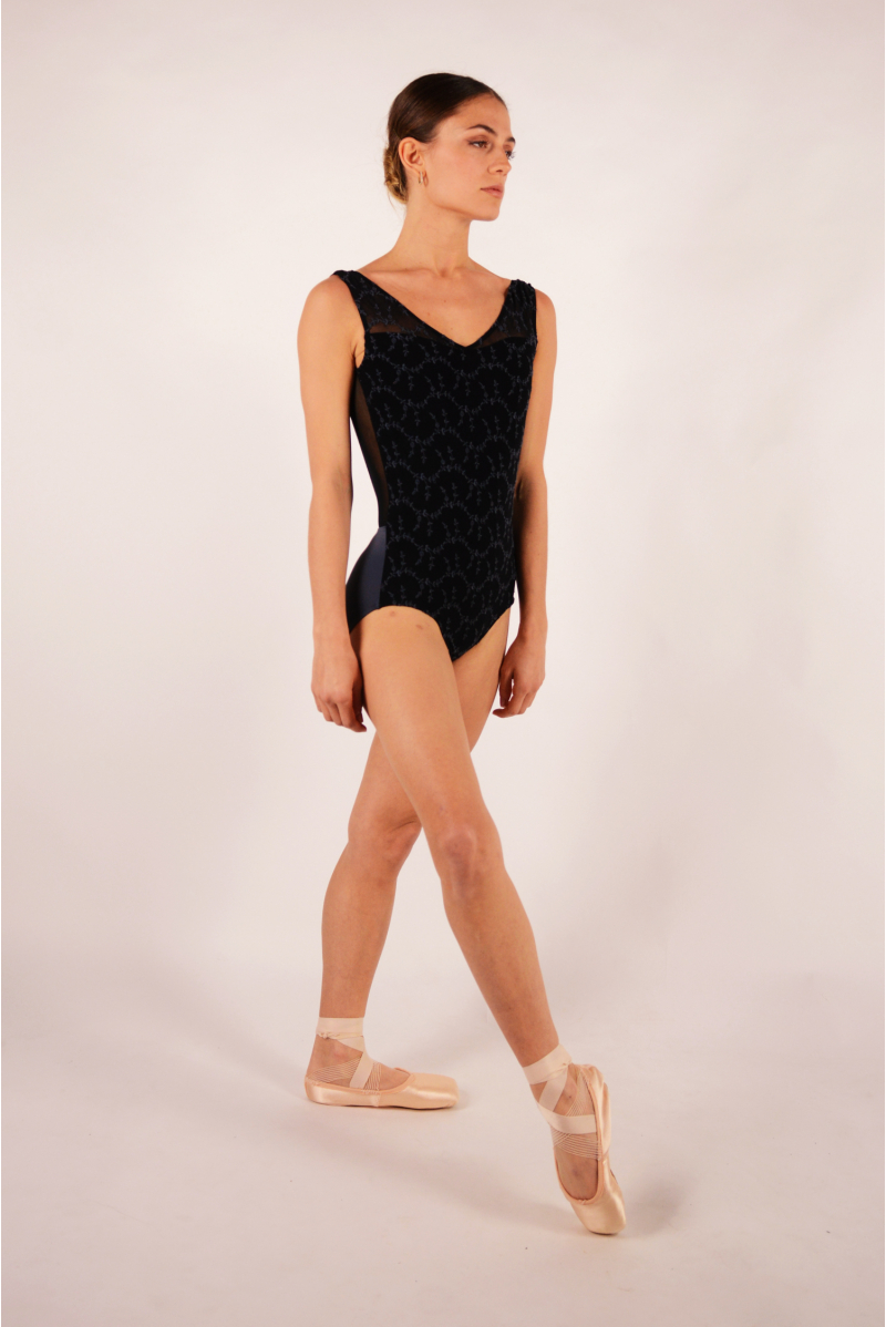 Justaucorps Ballet Rosa Risette Gris
