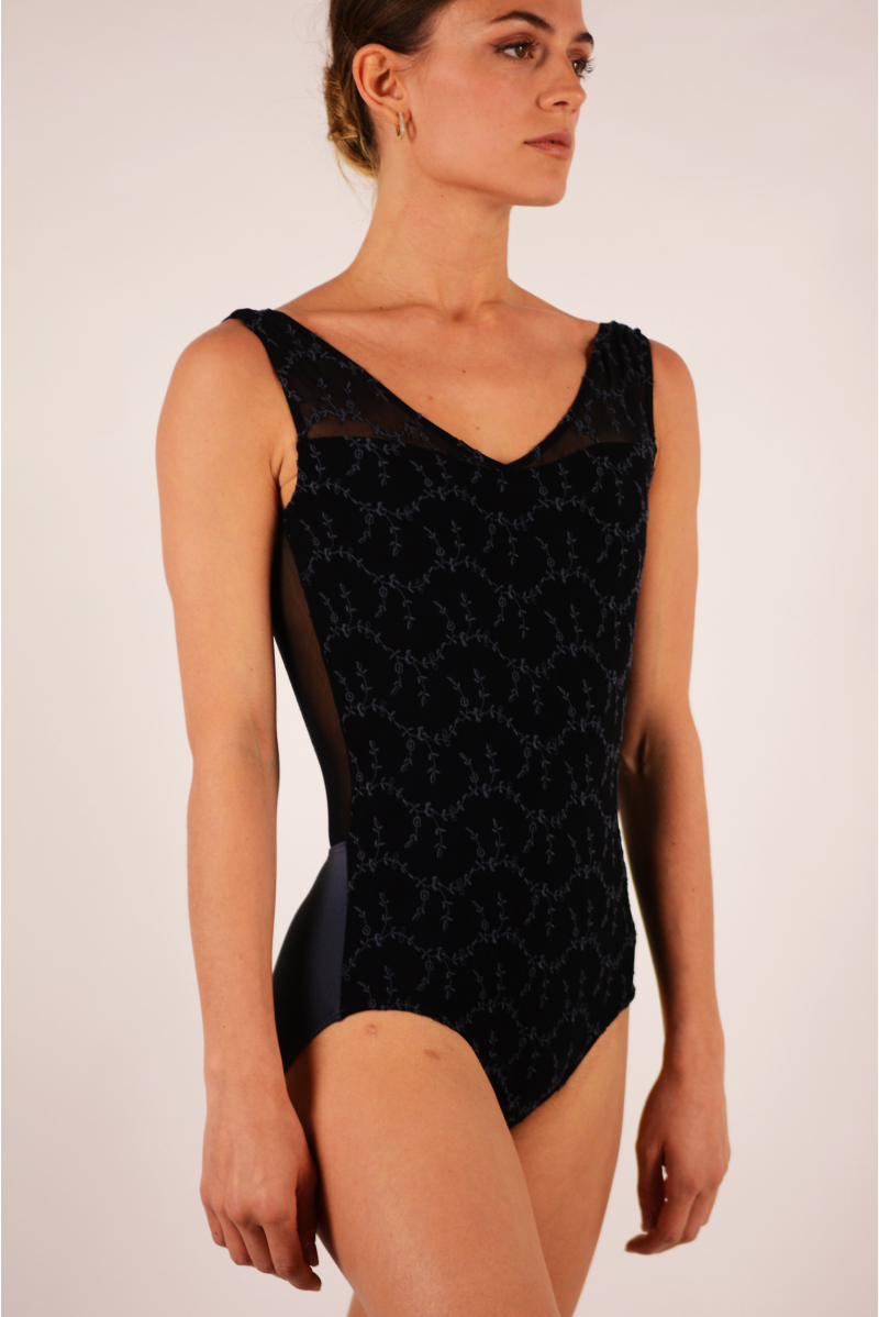 Justaucorps Ballet Rosa Risette Gris