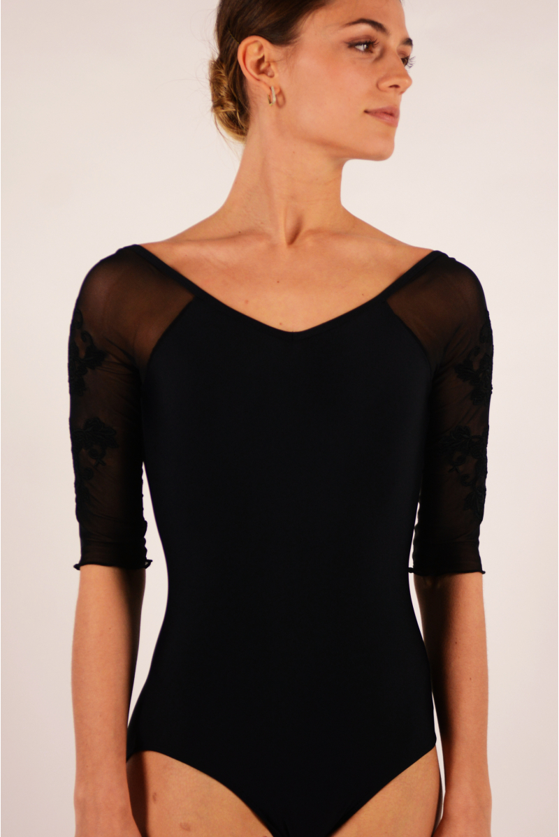 Justaucorps Ballet Rosa Aly noir