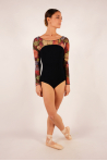 Justaucorps Ballet Rosa Valentina noir