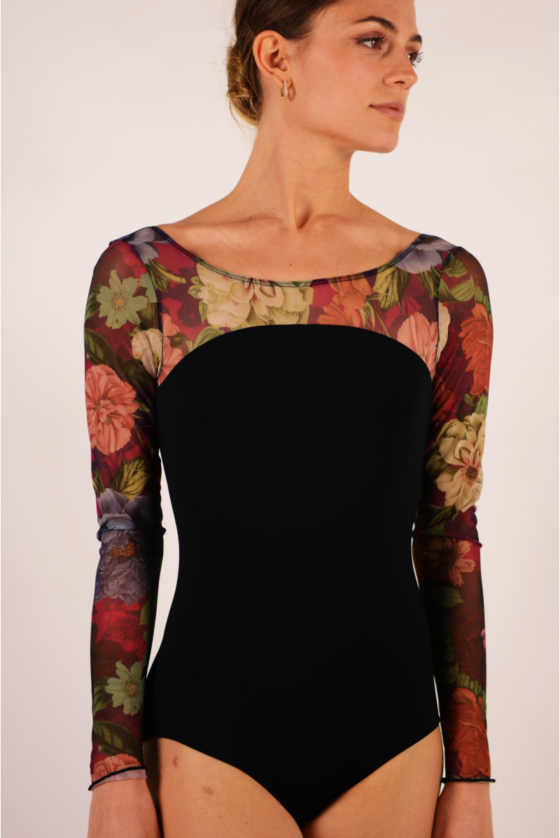 Justaucorps Ballet Rosa Valentina noir