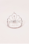 Petite tiare couronne strass blanc