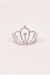 Petite tiare couronne strass blanc