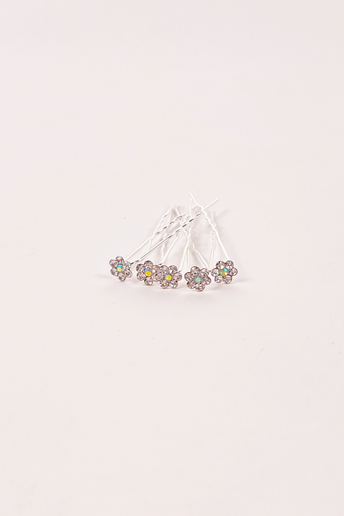 Diadème en strass blanc