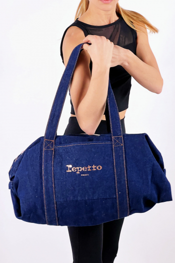 Repetto Bag Large Polochon B0233T Blue Jean