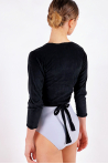 Adult Fluffy black wrap Dansez-vous