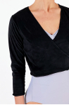 Adult Fluffy black wrap Dansez-vous