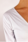 Cache-coeur Dansez-vous Fluffy blanc adulte