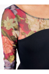 Justaucorps Ballet Rosa Valentina noir