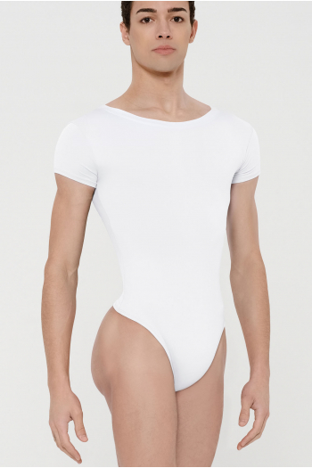 Leotard man Wear Moi Lupin white