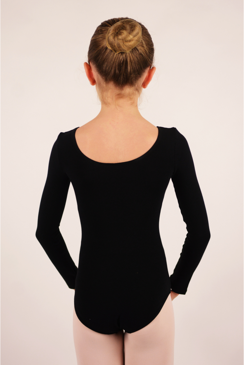 Justaucorps Bloch manches longues black CL5409