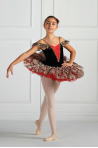 Tutu plateau travaillé Harmony S26 rouge et noir